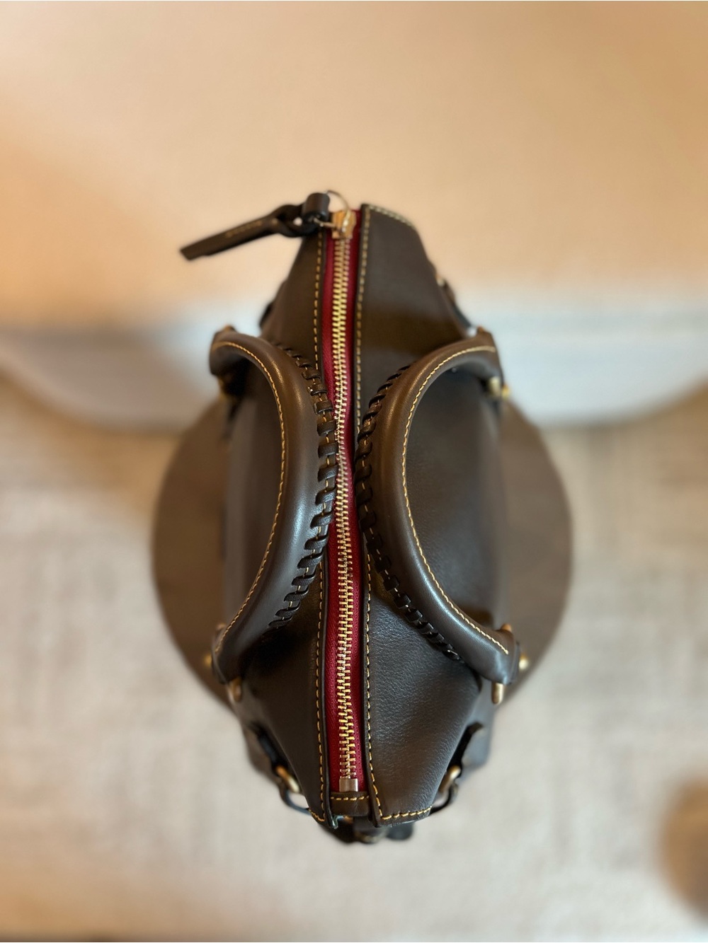 Dooney and Bourke Florentine Mini Satchel in CHARCOAL - Picture 13 of 15